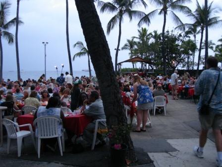 Luau dining area